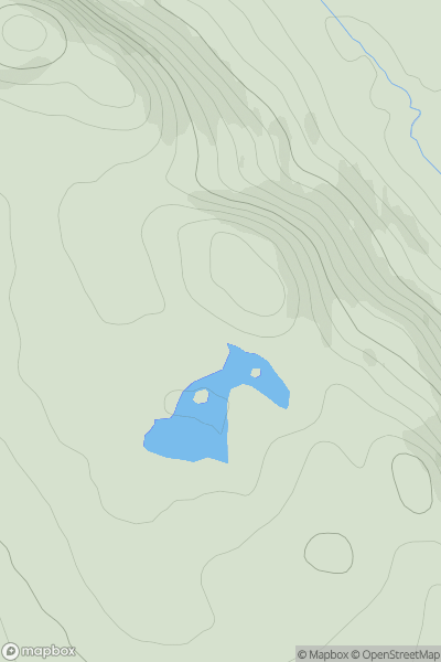 Thumbnail image for An Leth-chreag [Loch Torridon to Loch Maree] showing contour plot for surrounding peak